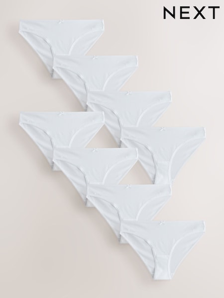 White - 100% Cotton Knickers