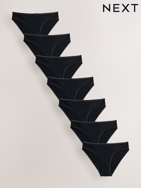 Black - 100% Cotton Knickers