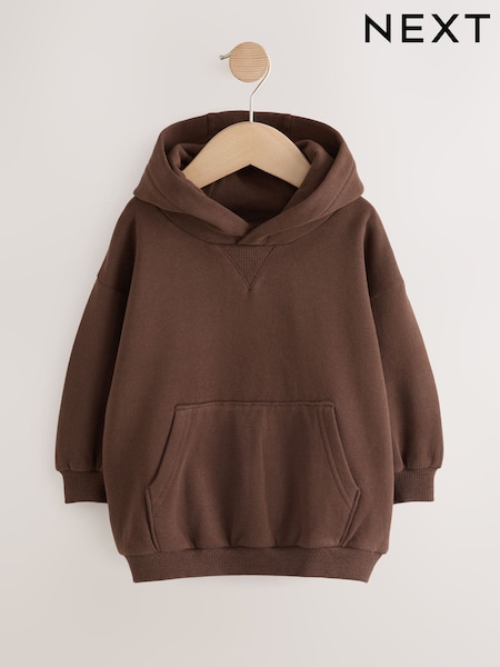 Chocolate Brown - Soft Touch Hoodie (3mths-7yrs)