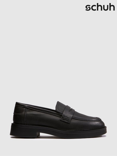 Schwarz - Schuh Lipbalm Leather Loafers