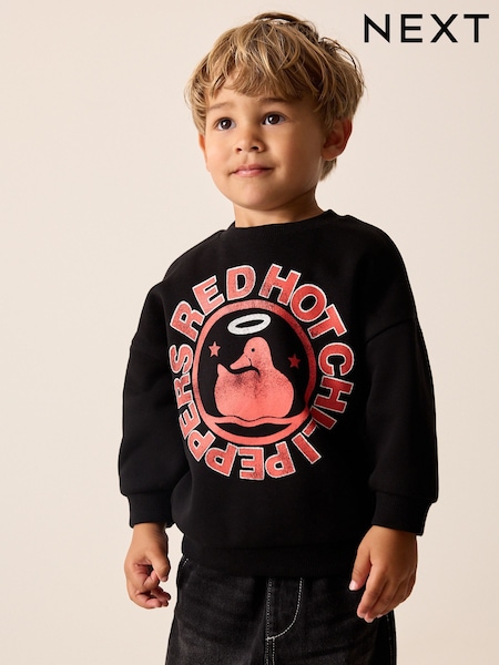Charcoal Grey Red Hot Chili Peppers - Printed Sweatshirt (3mths-8yrs)