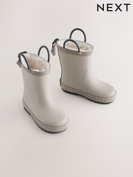Neutral Dog - Warm Lined Handle Wellies
