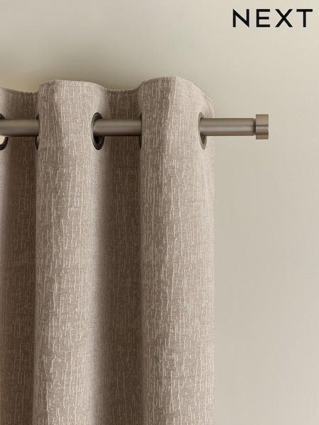 Heavyweight Chenille Eyelet Curtains