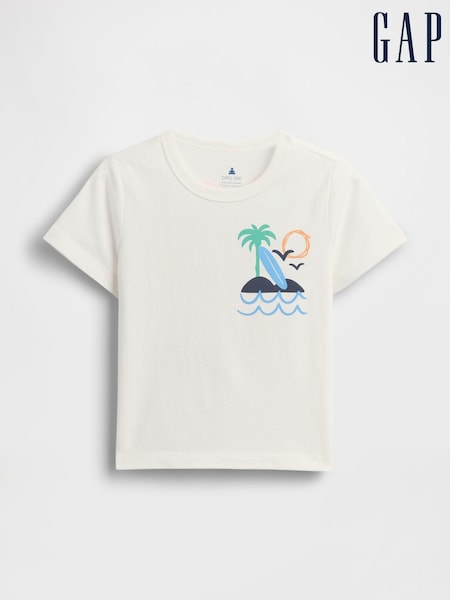 Blanc Surfing - Gap Graphic Logo Short Sleeve T-shirt (6mths-5yrs)
