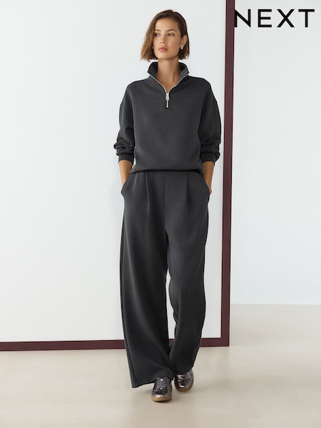 Czarny - Slinky Quarter Zip Sweatshirt