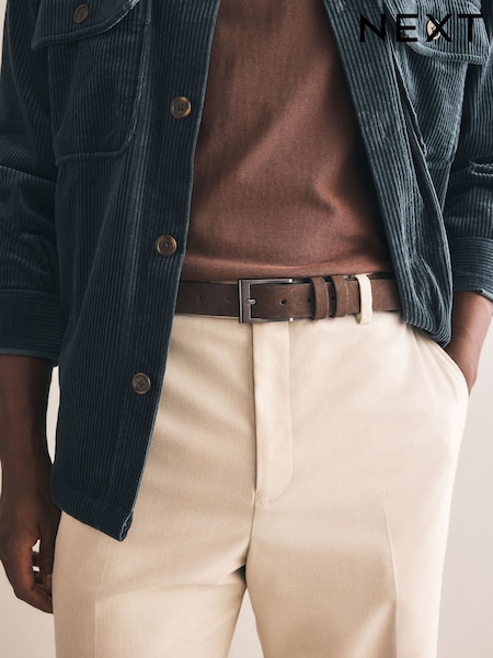 Šokolādes brūns - Regular Faux Suede Belt