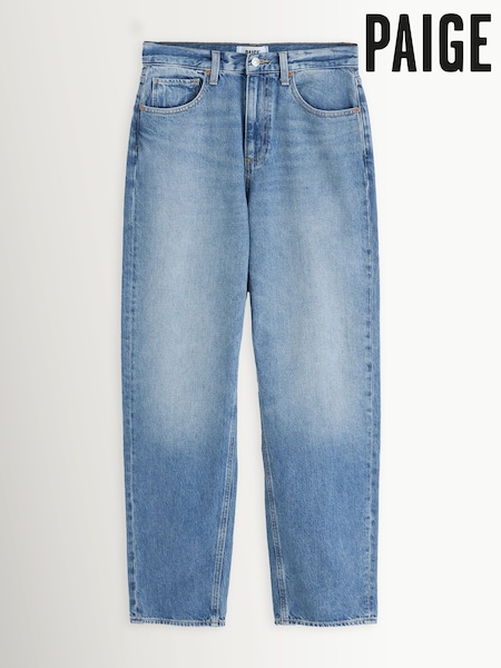 Blue - Paige Emilie 31'' Tapered Straight Leg Jeans In Mariners