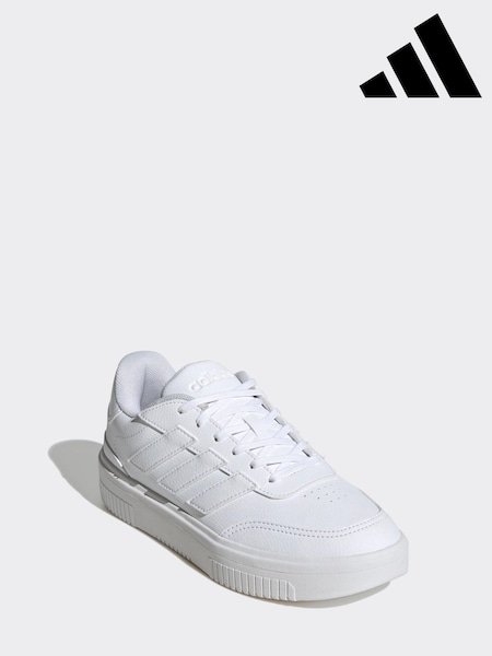 Hvit - Adidas Courtblock Bold Shoes