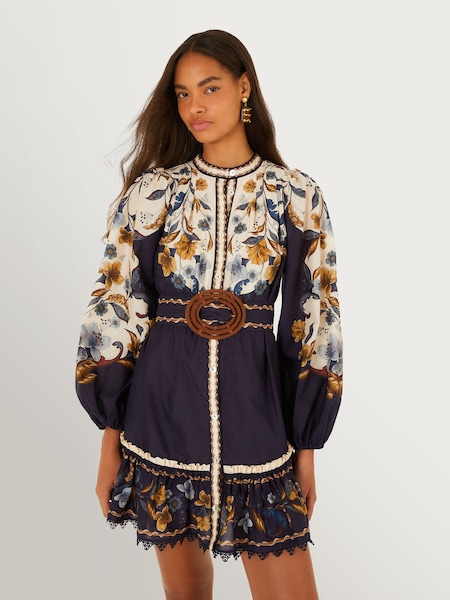 Синій - Farm Rio Mini Dress