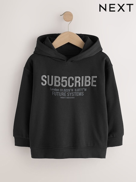 Schwarz Abo - Older Graphic Print Hoodie (3-16yrs)