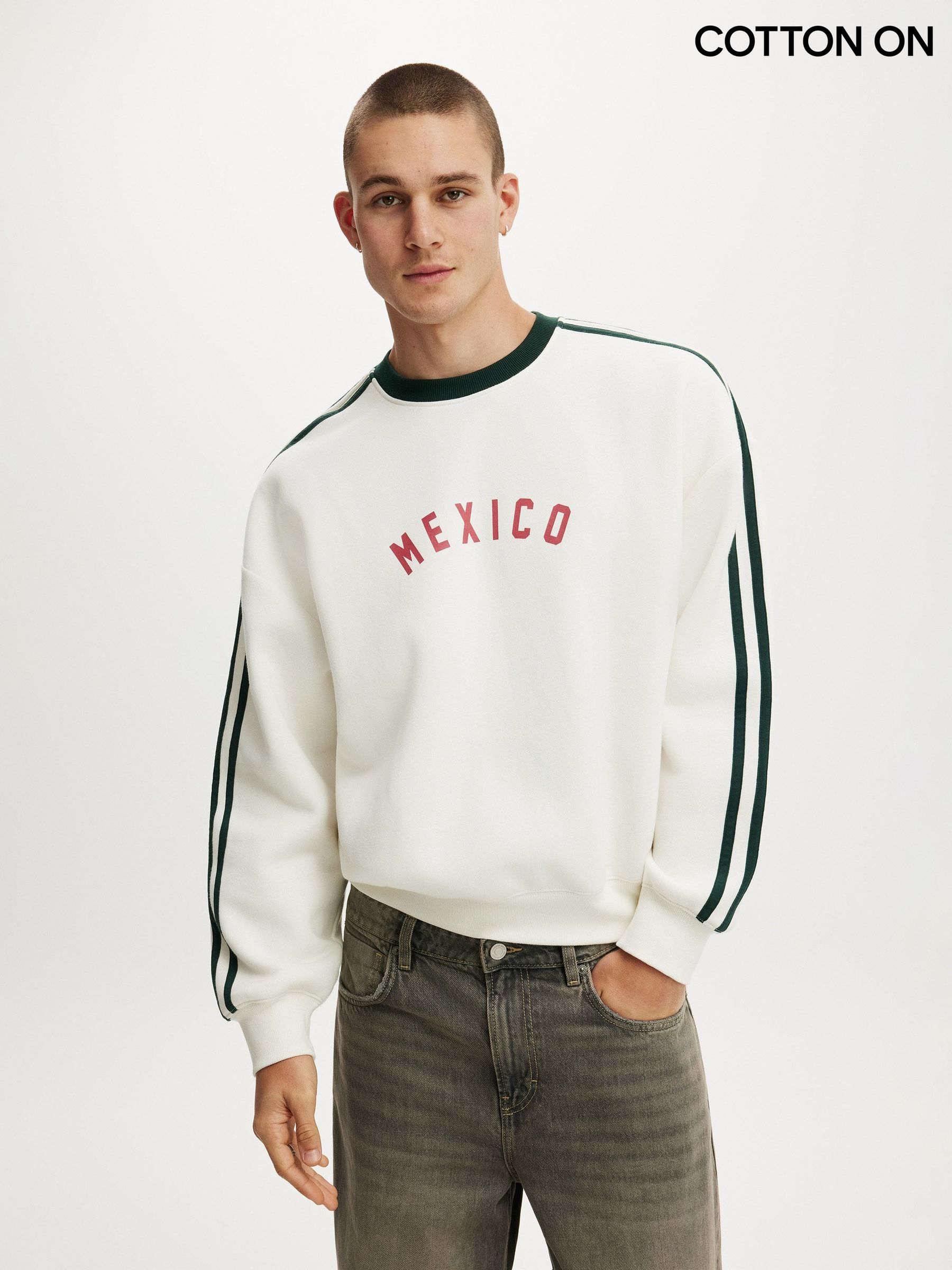 Buy Men's Sweatshirts and Hoodies Oversize Graphic Online | Next