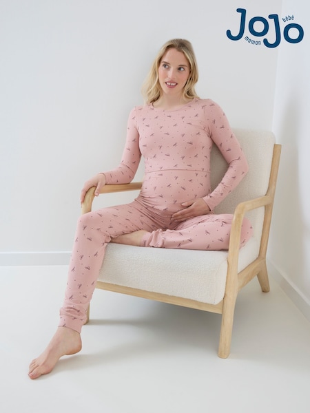 Rozo Mašna - Jojo Maman Bébé Long Sleeve Maternity & Nursing Pyjamas