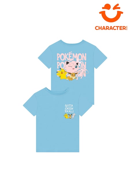 Blue - Character Pokemon T-shirt Gotta Catch Em All