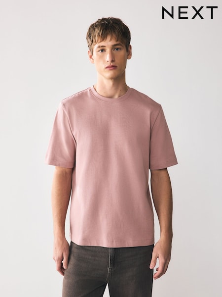 Pink Deep - Regular Fit Heavyweight T-shirt