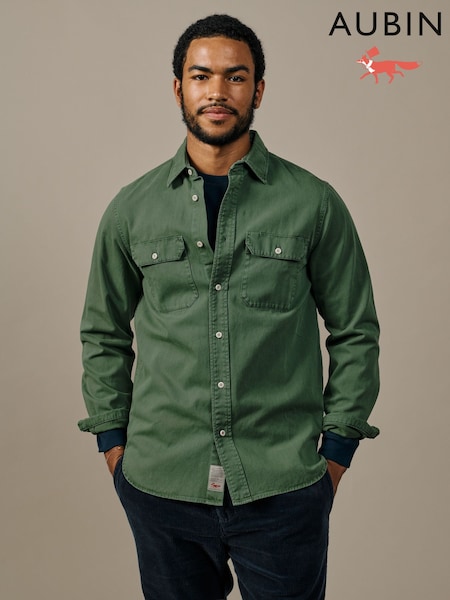 Green - Regular Aubin Normanby Shirt