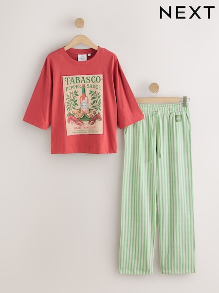 Pink Tabasco - Short Sleeve Pyjamas