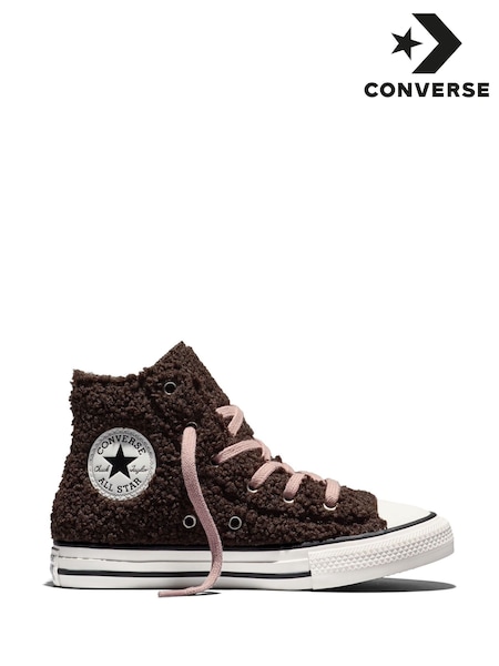 Καφετί - Converse Chuck Taylor All Star Winter Warm High Trainers