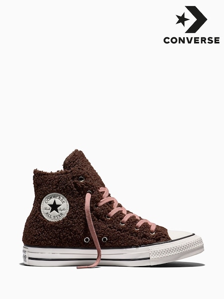 Brun - Converse Chuck Taylor All Star Winter Warm High Trainers