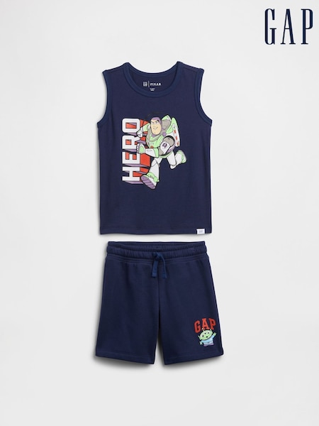 Navy Buzz Lightyear - Gap Two-piece Tank Top Outfit Set (6mths-5yrs)