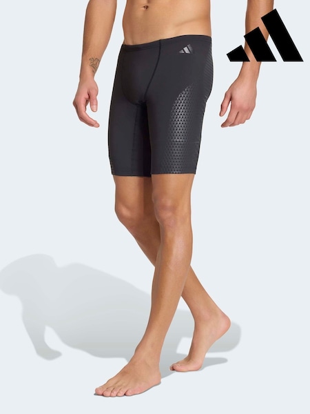 Black - Regular Adidas Speedtech Swim Jammers