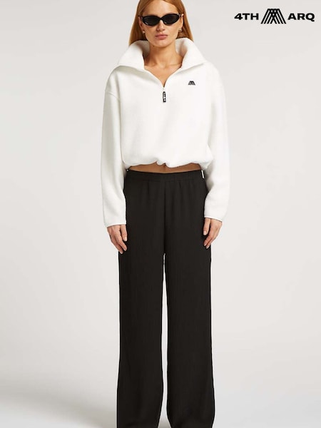 White - 4th Arq Phoenix Half-zip Fleece
