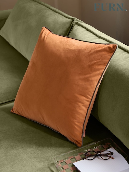 Furn Meridian Velvet Feather Filled Cushion