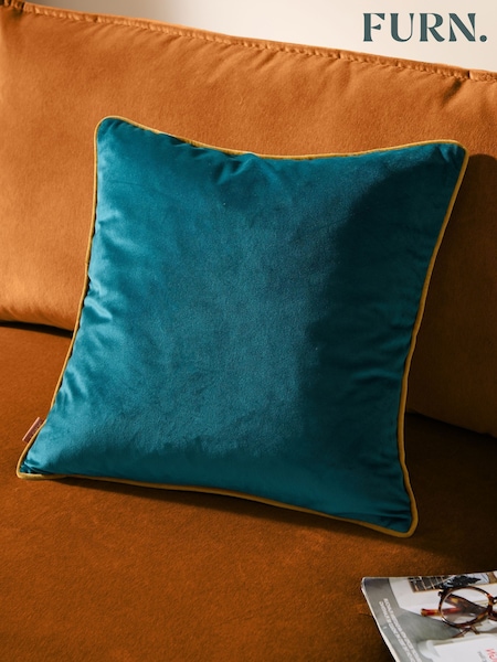 Furn Meridian Velvet Feather Filled Cushion