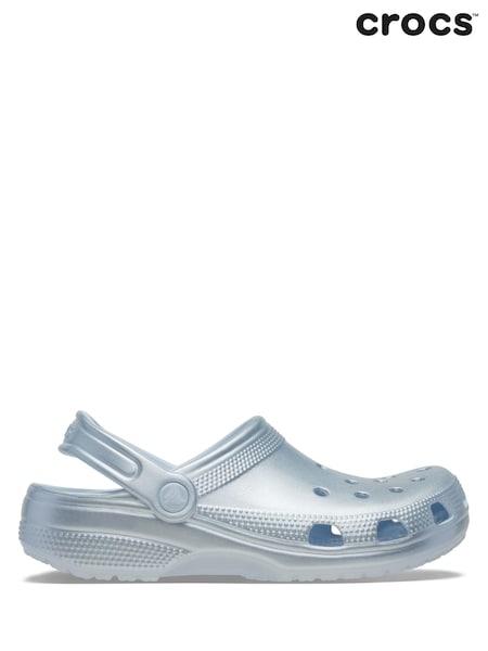 Blue - Crocs Classic Tinted Metallic Clogs