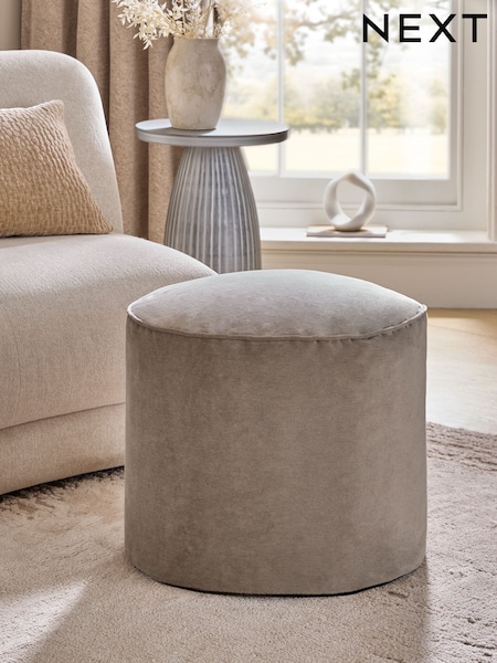 Heritage Velvet Pouffe