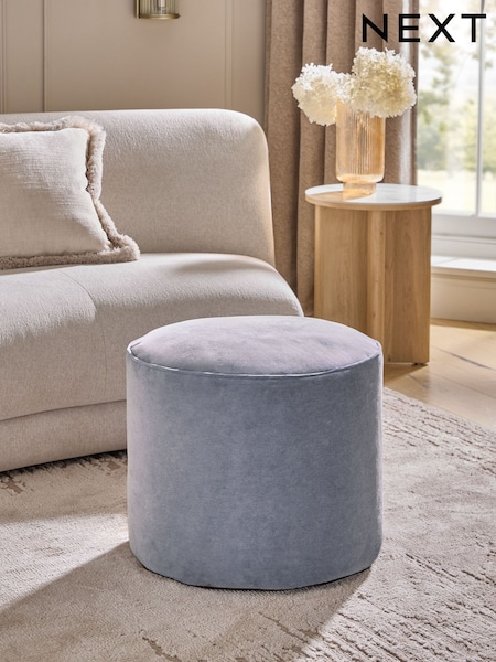 Heritage Velvet Pouffe