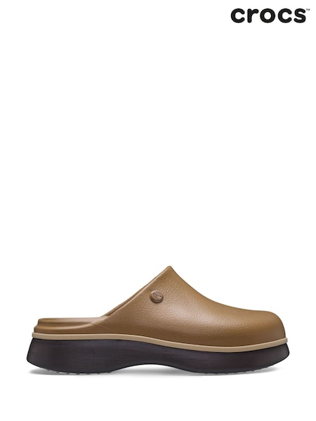 Qəhvəyi - Crocs Dylan Notched Clogs