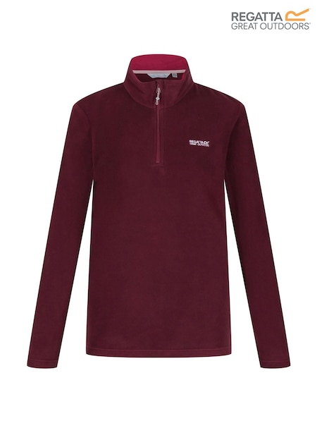 Purple - Regatta Sweethart Zip Neck Fleece