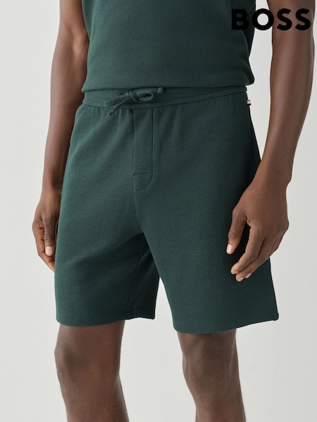 Green - Regular Boss Waffle Texture Shorts