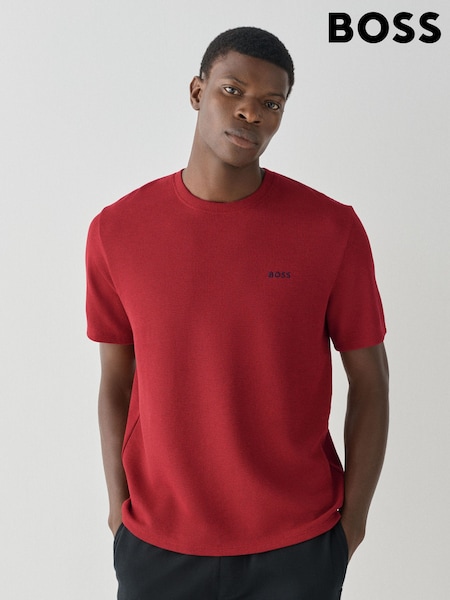 Rot - Short Sleeve Boss Logo Waffle Texture T-shirt