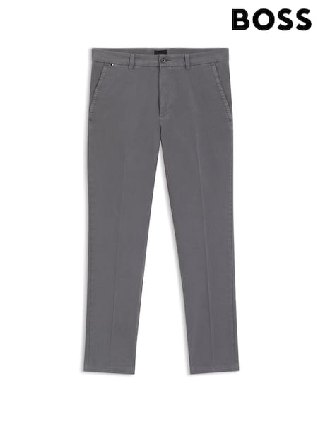 Grey - Regular Boss Slim Fit Kaiton Trousers
