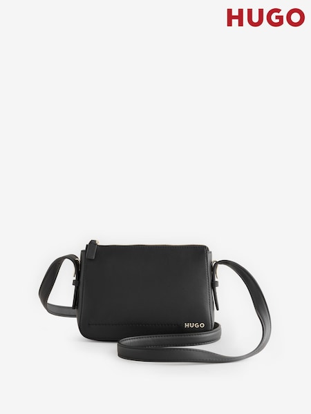 Black - Hugo Yorih Logo Cross-body Bag