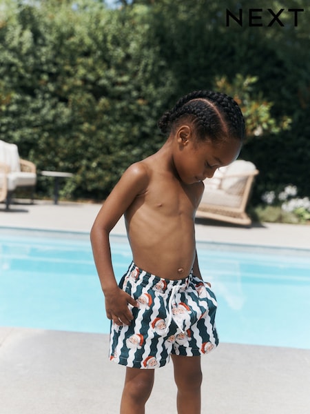 Christmas Santa - Printed Swim Shorts (3mths-16yrs)