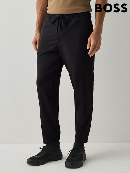 Black - Regular Boss Flex Regular Fit Trousers