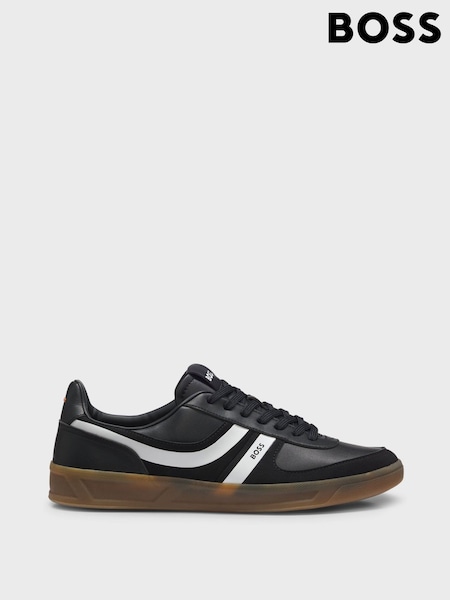 Black - Regular Boss Brandon Gum Sole Trainers