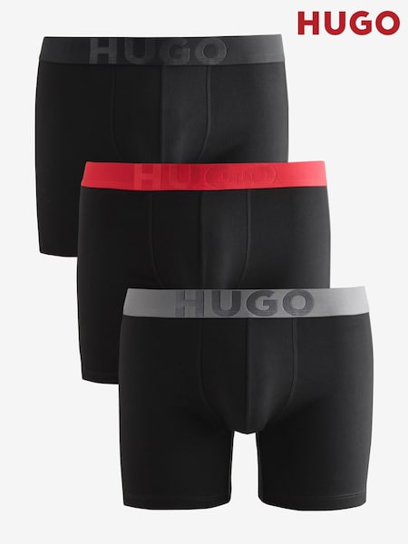 Қара - Regular Hugo Gift Hipster Boxers 3 Pack