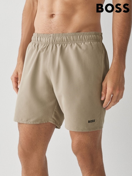 Қоңыр - Regular Boss Cargo Swim Shorts