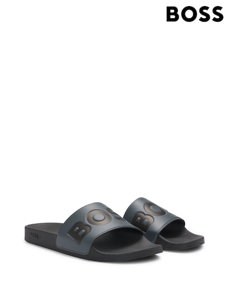 Madilim na Gray - Regular Boss Large Logo Sliders