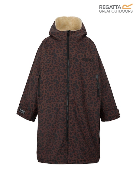 Leopard Brown - Regatta Adult Waterproof Changing Robe