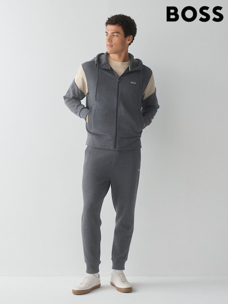 Grey - Regular Boss Regular Fit Panel Detail Tracksuit