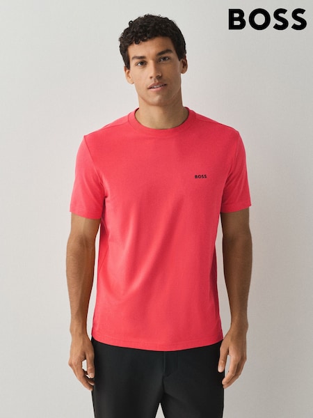 Қызыл - Regular Boss Regular Fit Logo T-shirt