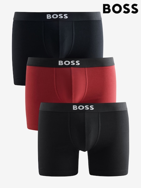 Rouge - Regular Boss One Logo Hipster Boxers 3 Pack