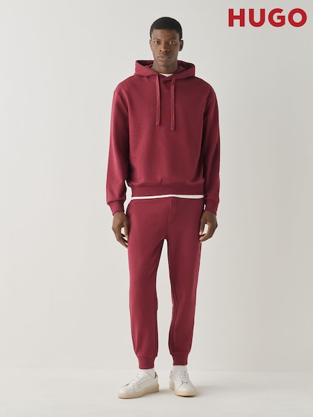 Burgundy Red - Regular Hugo Logo Sweat Tracksuit