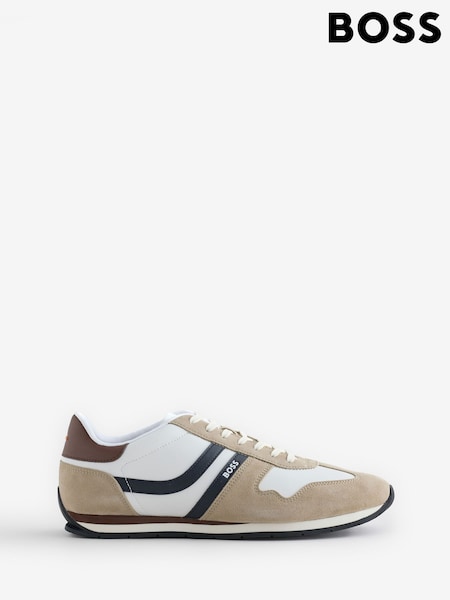 White - Regular Boss Levon Trainers