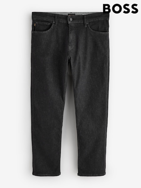 Černý - Regular Boss Re Maine Regular --fit Stretch Denim Jeans