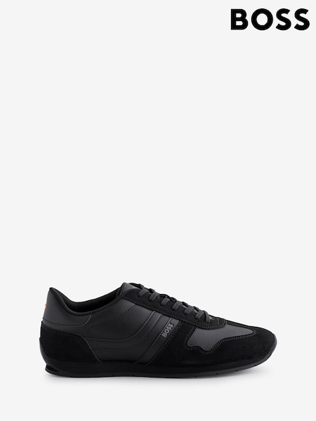 Black - Regular Boss Levon Trainers